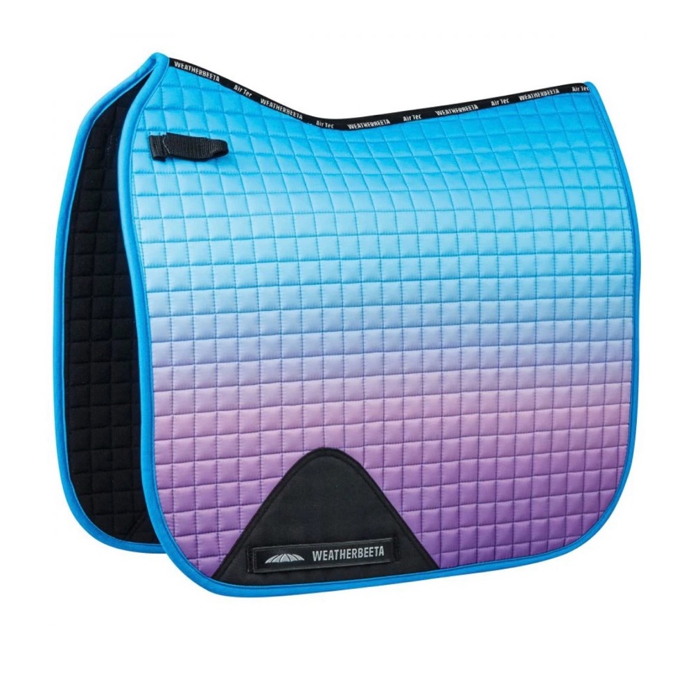 WeatherBeeta Ombre Dressage Saddle Pad horse equestrian rider blue tack riding